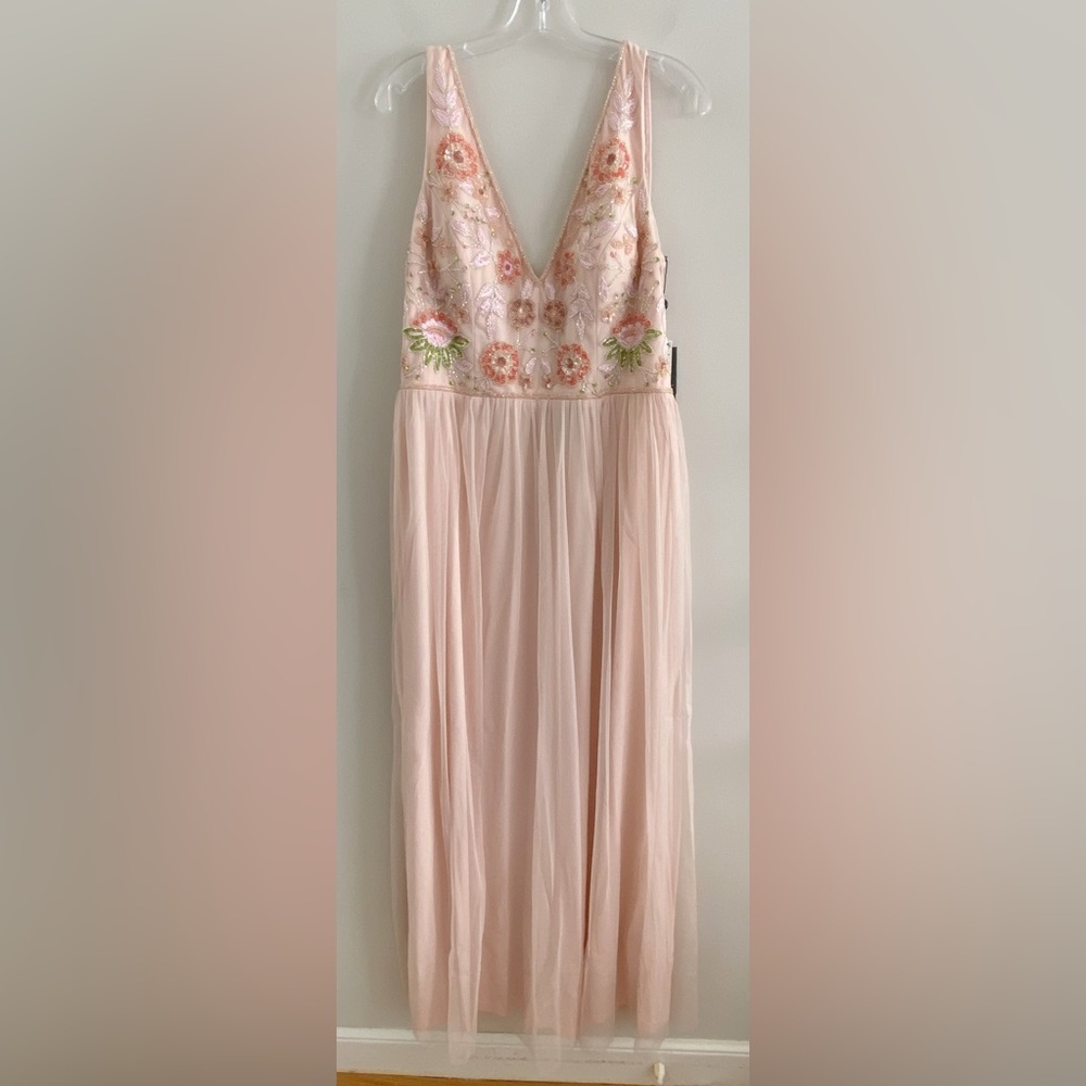 BHLDN Hibiscus floral wedding gown Dress new size 16 new with tag nwt - Picture 10 of 10